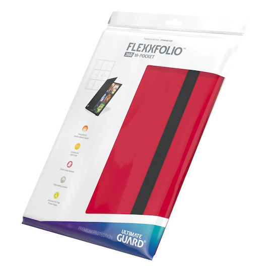 Ultimate Guard Flexxfolio 360 Binder 9-Pocket Standard Size Red