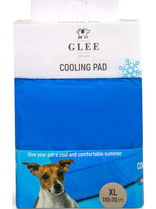 Glee Mattress Dog Rectangle Cooling Blue 50x40cm