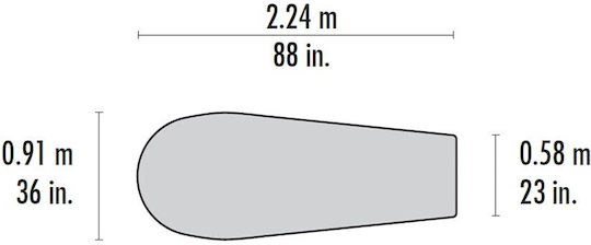 MSR Sleeping Bag Μονό E-Bivy