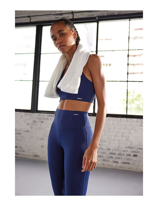 Schulung Frauen Capri Leggings Marineblau