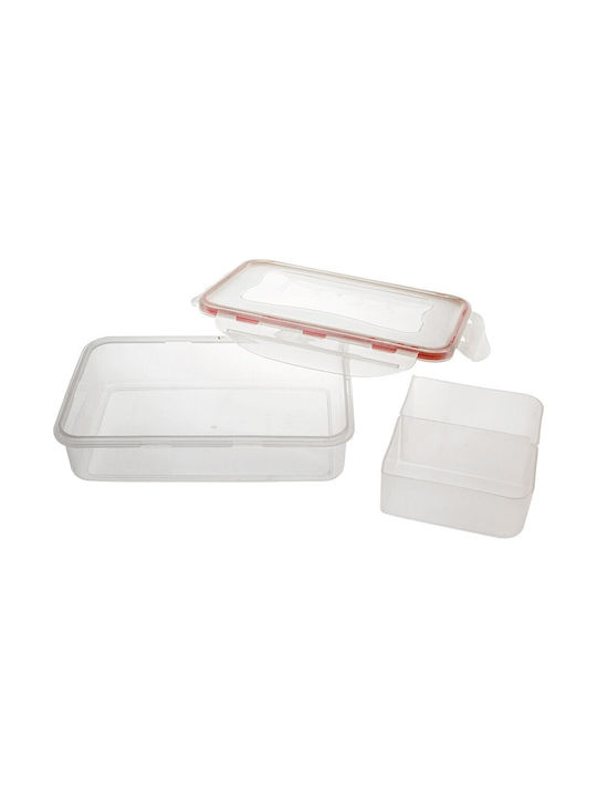 A2S Cutie pentru Mâncare Plastic Roșu 3buc
