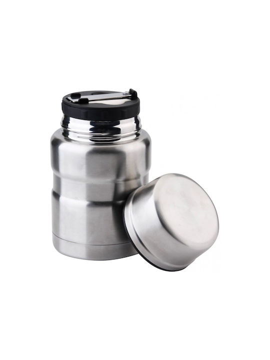 KING Hoff Δοχείο Φαγητού Inox Θερμός Ασημί 750ml