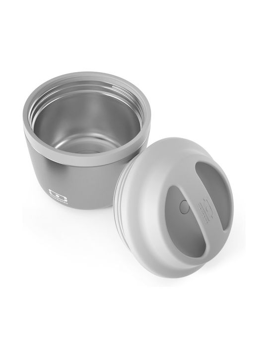 Monbento Lunchbox Isolierte Lunchbox Inox Silber 550ml 1Stück