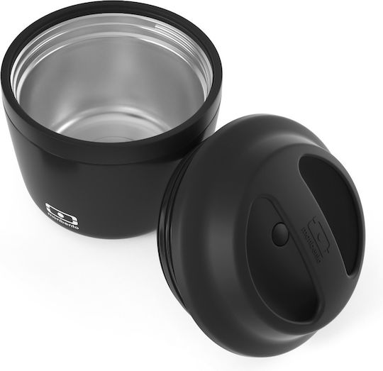 Monbento Δοχείο Φαγητού Inox Θερμός Μαύρο 550ml