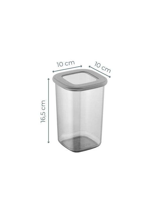 Eco Box General Use with Lid Plastic Transparent 1200ml