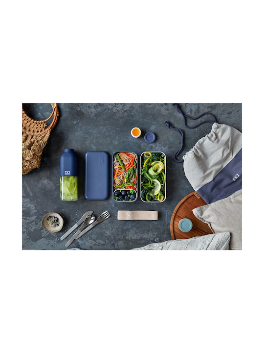Monbento Кутия за обяд Пластмаса Син 1000мл 1бр