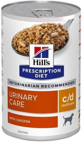 Hill's Prescription Diet c/d Urinary Care Wet Food Dogs in Cans Diet with Chicken and Vegetables 354gr