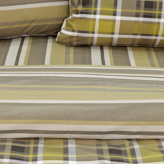 Lino Home Revon Κουβερλί Μονό Βαμβακερό Honey 160x240cm