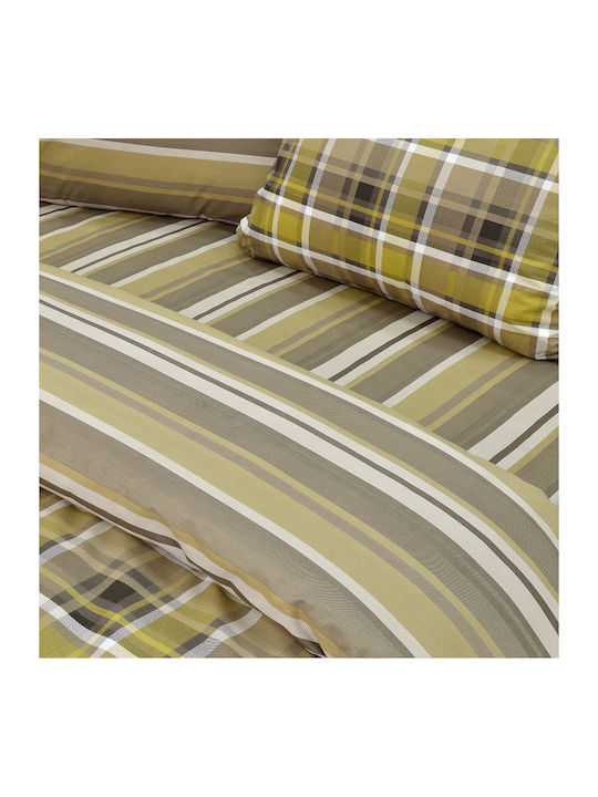 Lino Home Revon Κουβερλί Μονό Βαμβακερό Honey 160x240cm
