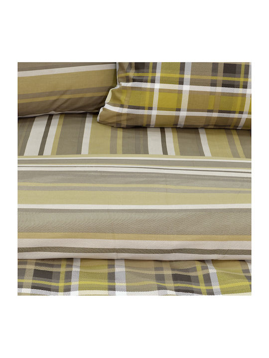 Lino Home Revon Κουβερλί Μονό Βαμβακερό Honey 160x240cm