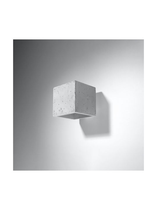 Sollux Quad Осветително тяло За стена Сив 13x13x13см.