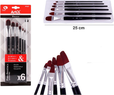 Artix Plaque Paint Brush Set No12 6pcs