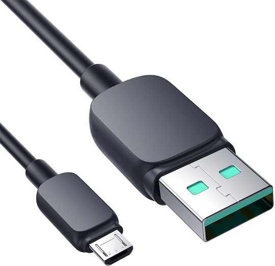 Joyroom S-AM018A14 Regular USB 2.0 spre micro USB Cablu Negru 2m 1buc