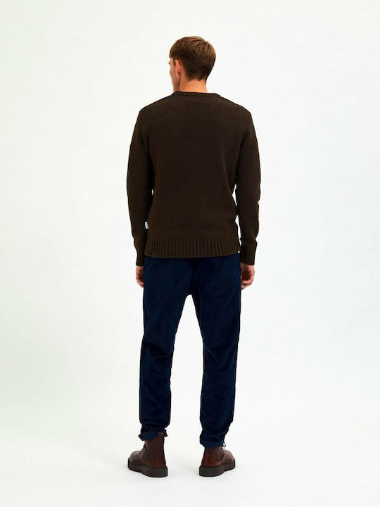 Selected Men's Long Sleeve Sweater Brown