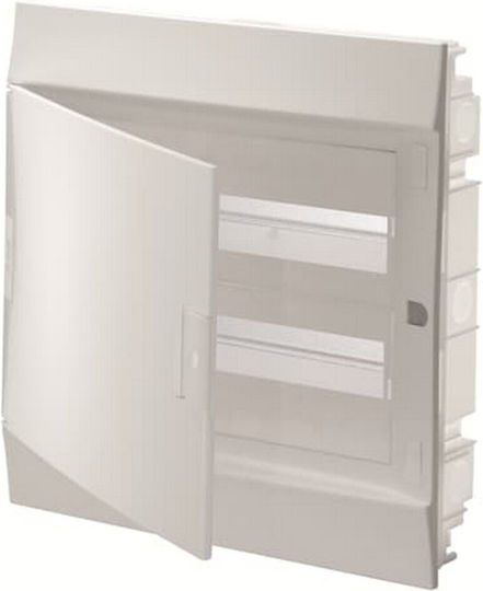 Abb Mistral 41f Walled Waterproof Fuse Box, 1 Row, 12 Elements, P372xY372xB97mm