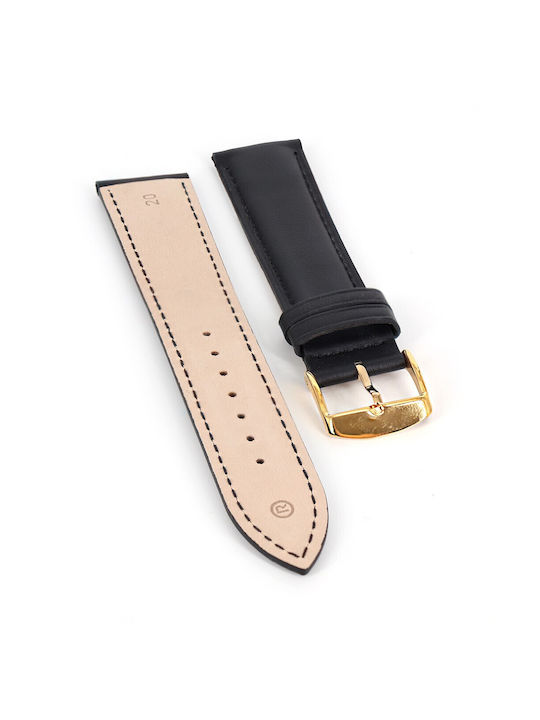 Rochet Leather Strap Black 20mm