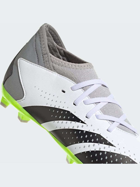 Accuracy.3 Kids Molded Soccer Shoes with Sock White