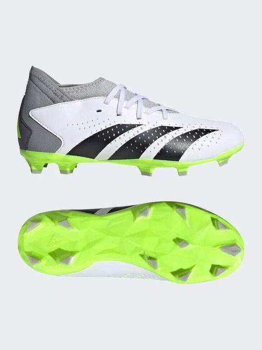 Accuracy.3 Kids Molded Soccer Shoes with Sock White