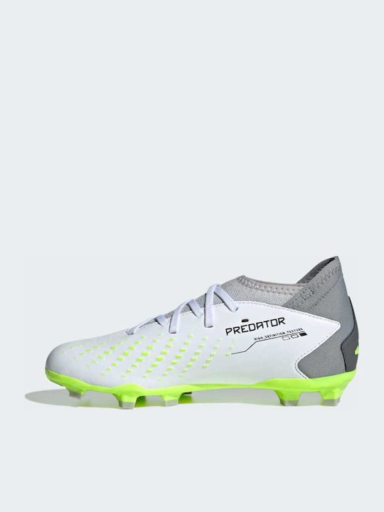 Accuracy.3 Kids Molded Soccer Shoes with Sock White