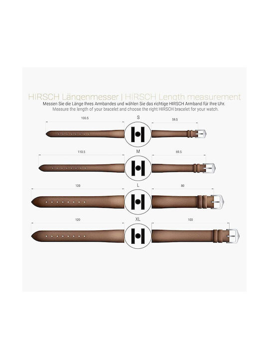 Hirsch Kansas Leather Strap Black 26mm