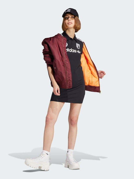 Rochii De Vară Pentru Femei Mini Rochie Sport Tricou Mâneca Scurtă Neagră