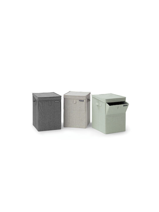 Brabantia Fabric Laundry Basket 35lt with Cap 37x32x44.5cm Gray