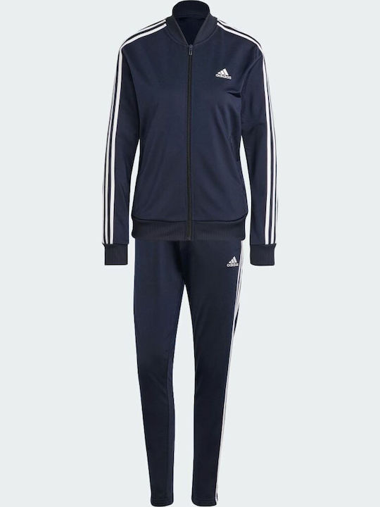 Essentials 3-Stripes Jogginganzug Marineblau