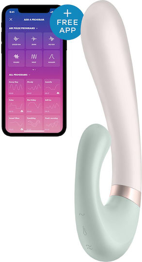 Satisfyer Heat Wave Vibrator Rabbit 20cm White