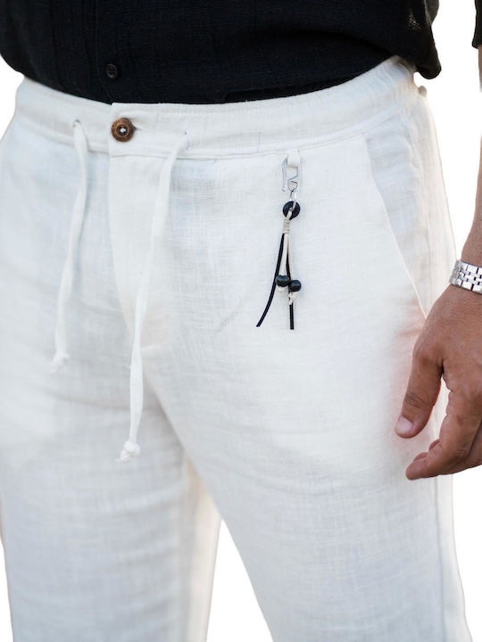 Hose Chino Weiß