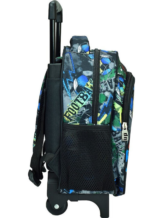 Back Me Up School Bag Trolley Kindergarten with Water Bottle Holder Multicolour 12L 24 x 12 x 30cm