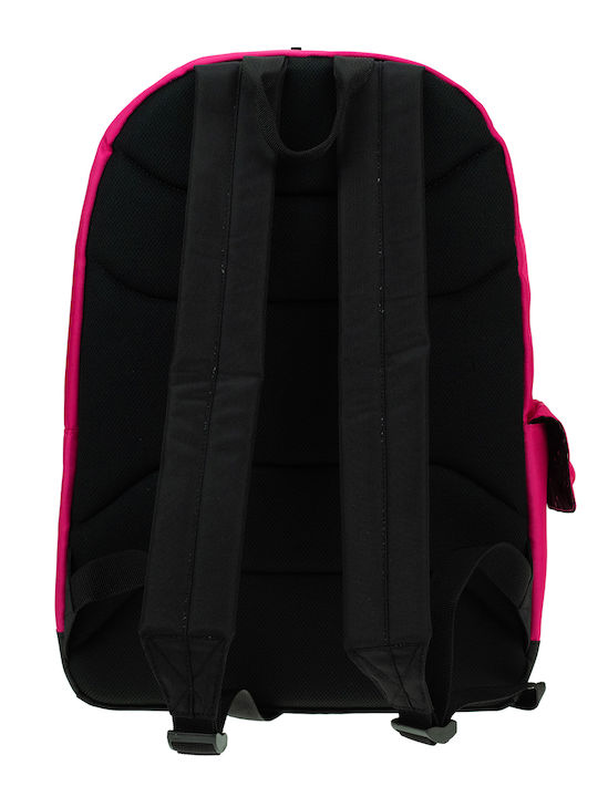Maui & Sons School Bag Backpack Junior High-High School Fuchsia with Water Bottle Holder 23Liters