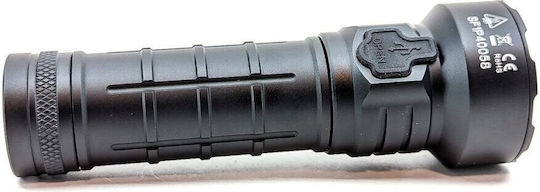 Speras Rechargeable Flashlight LED with Maximum Brightness 4000lm Speras SP-P4