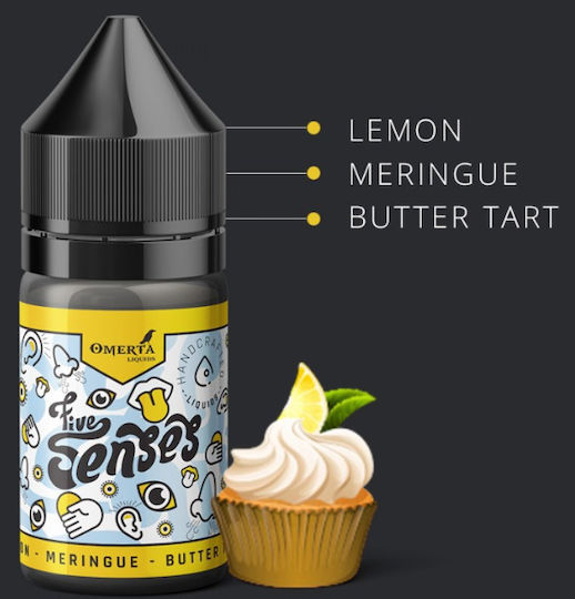 Omerta Flavor Shot 5senses Lemon Meringue Butter Tart 30ml 1τμχ