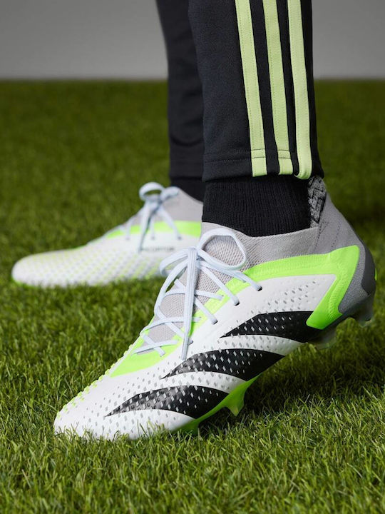 adidas Predator Accuracy.1 Fußballschuhe mit Stollen Cloud White / Core Black / Lucid Lemon