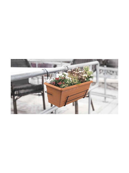 Viosarp Set 2 Planter Box-uri Din Plastic Material Plastic Înălțime 17 cm Nr 512