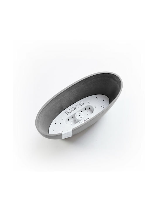 Ecopots Sofia Pot Plastic 30x13x13.5cm.