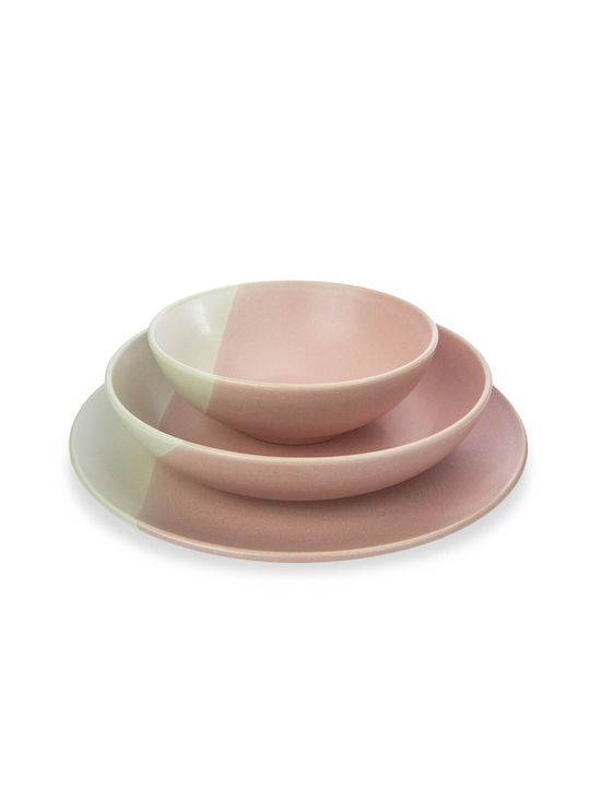 Viosarp Ceramic Salad Bowl Pink 16.5x16.5cm