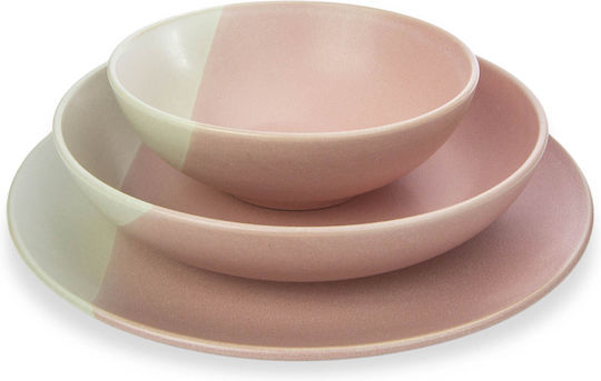 Viosarp Ceramic Salad Bowl Pink 16.5x16.5cm