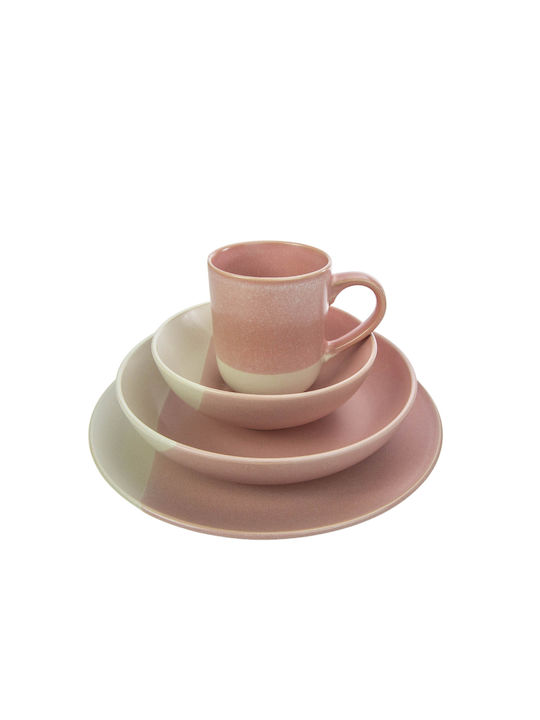 Viosarp Ceramic Salad Bowl Pink 16.5x16.5cm