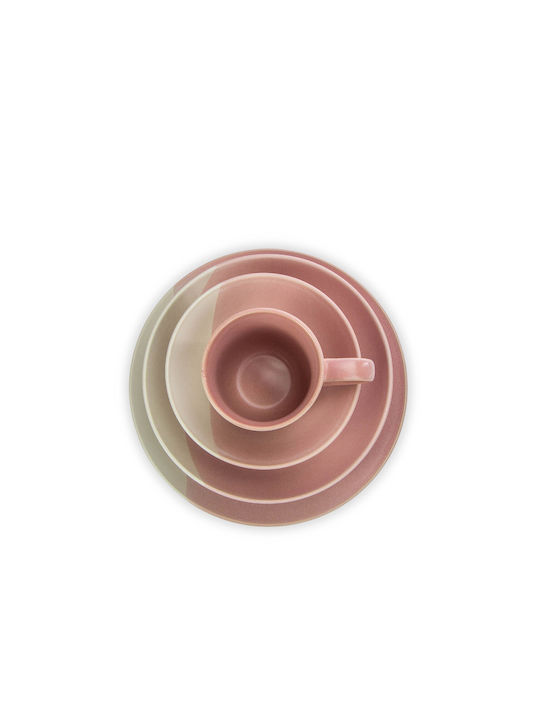 Viosarp Ceramic Salad Bowl Pink 16.5x16.5cm