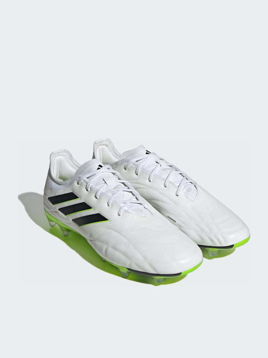 adidas Copa Pure.2 Ποδοσφαιρικά Παπούτσια με Τάπες FG Cloud White / Core Black / Lucid Lemon