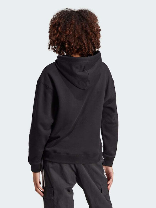Trefoil Women's Sweatshirt Hooded Black