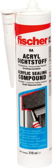 fischer DA W Acrylic Silicone White 310ml