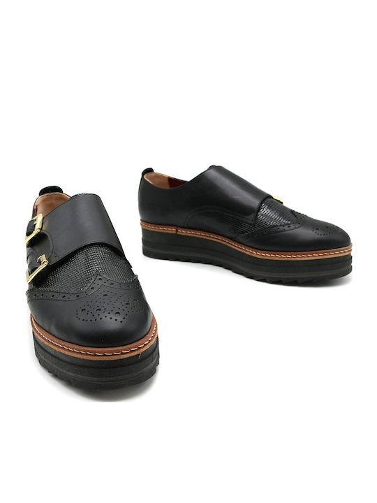 Γυναικεία Oxfords σε Μαύρο Χρώμα