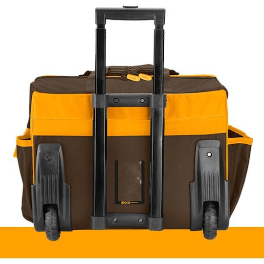 Ingco Hand Wheeled Waterproof Brown Tool Bag