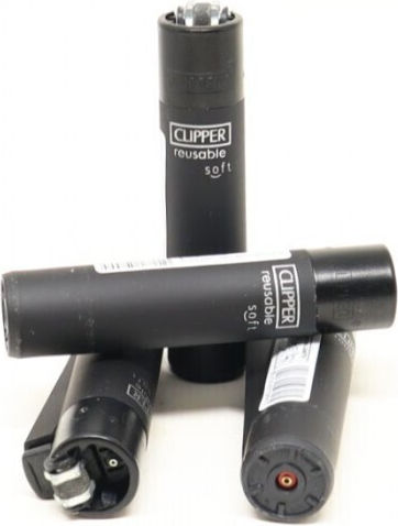 Clipper Αναπτήρας Φλόγας Soft Black