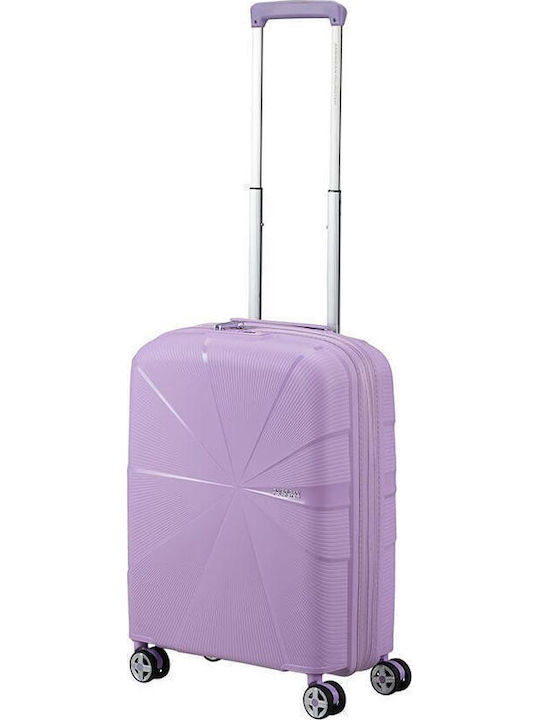 American Tourister Starvibe Βαλίτσα Ταξιδίου Καμπίνας Σκληρή Λεβάντα με 4 Ρόδες Ύψους 55εκ.