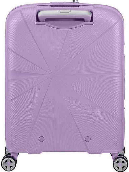 American Tourister Starvibe Βαλίτσα Ταξιδίου Καμπίνας Σκληρή Λεβάντα με 4 Ρόδες Ύψους 55εκ.
