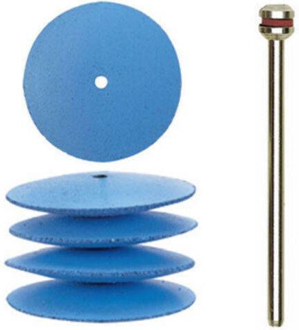 Proxxon 28293 Δίσκοι Γυαλίσματος Εύκαμπτοι 22x3mm με Άξονα 10τμχ