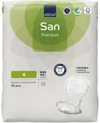 Abena San Premium No4 Unisex Incontinence Pad Normal Flow 5 Drops 30pcs